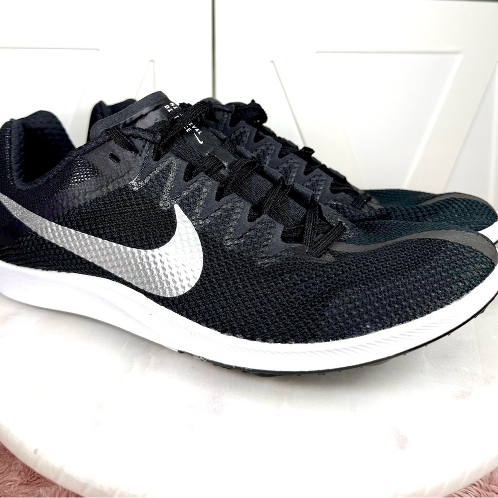 New Nike Zoom Black and Silver Rival Distance Track and Field Shoes Size 9